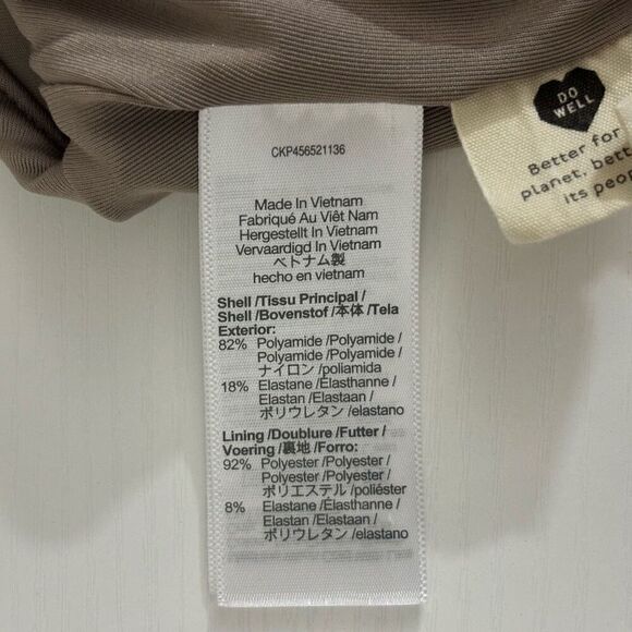 Madewell MWL Form Racerback Crop Top neutral tan beige xs - Picture 10 of 12